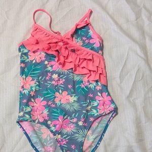 Floral pattern swimsuit size 12